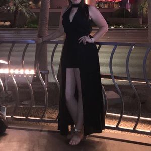 Gianni Bini Romper with long overlay